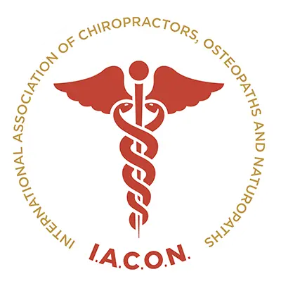 Logo de la Internation Association of Chiropractors, Osteopaths and Naturopaths