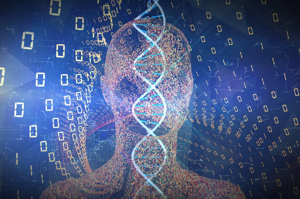 Es una imagen donde muestra el entramado invisible del ser humano